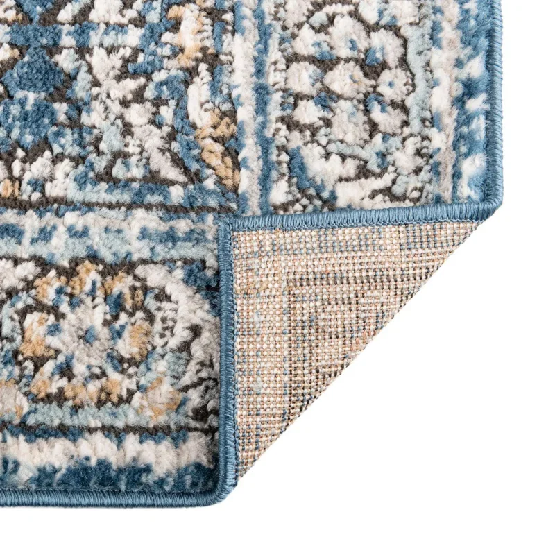 Tapete Heroina Ornamentos en Azul