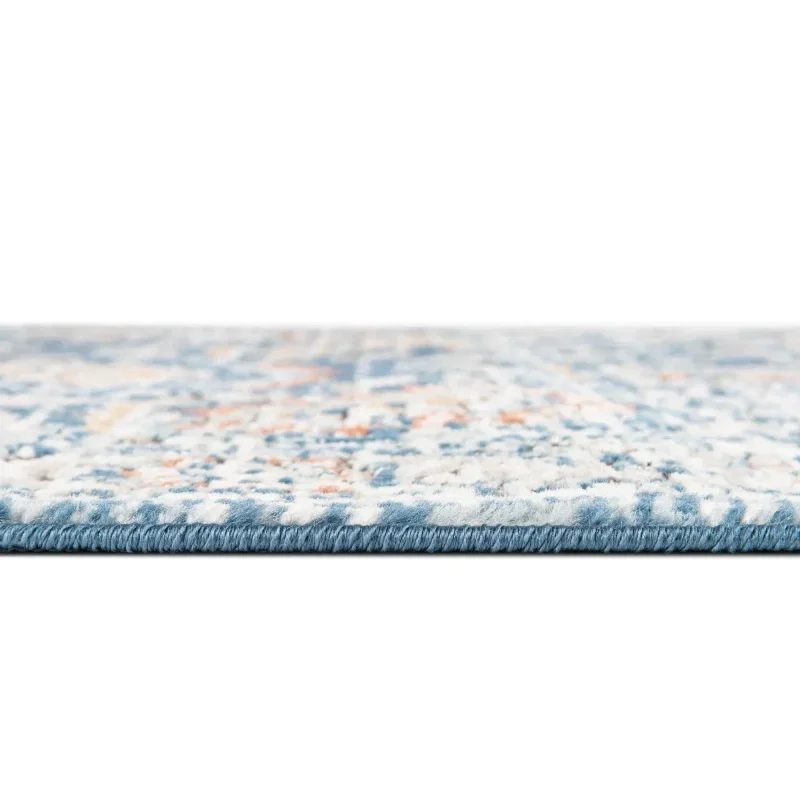 Tapete Heroina Ornamentos en Azul