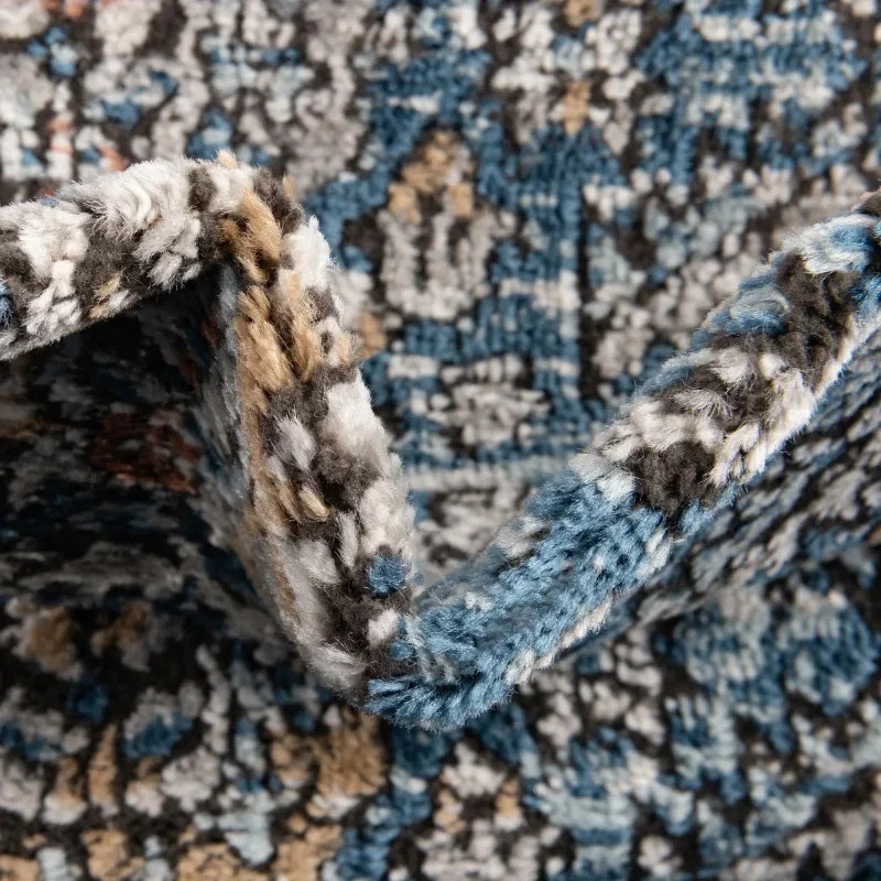 heroina ornamentos en azul
