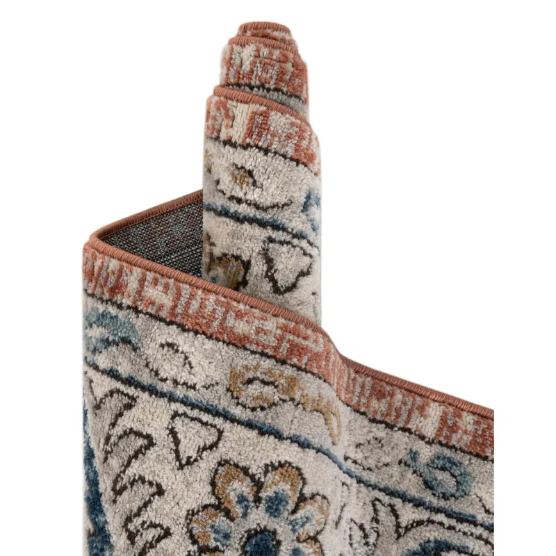 Tapete Heroina Ornamentos en Rosa Salmón