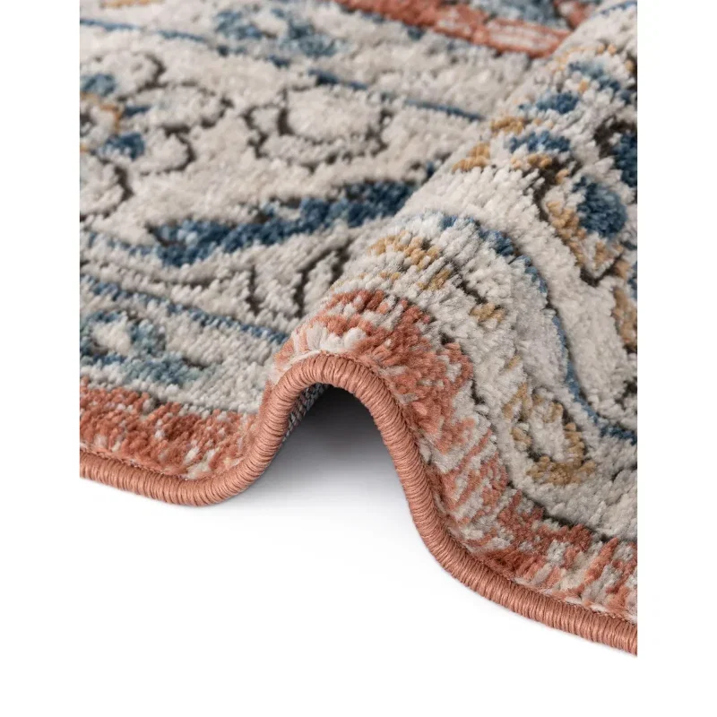 heroina ornamentos en rosa salmon