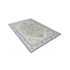 houston medallon floral en azul cielo