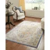 houston medallon floral en azul cielo