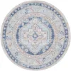 houston medallon geometrico en azul cielo