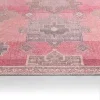 Tapete Instante Medallones Tribales Vintage en Rosa y Taupe