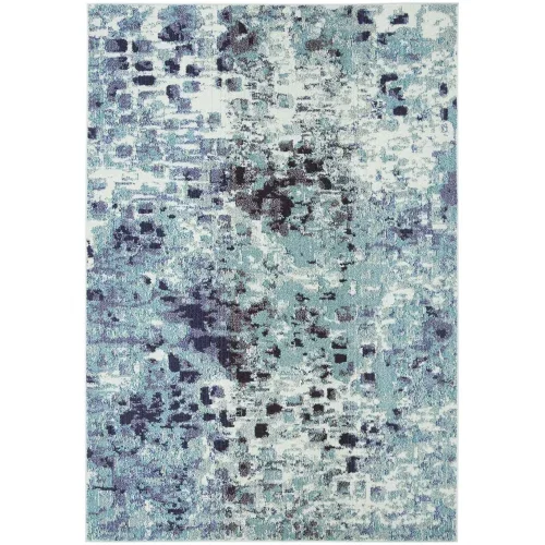 Tapete James Abstracto en Azul