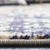 Tapete James Abstracto en Marfil con Azul