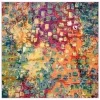 Tapete James Abstracto en Rosa con Amarillo