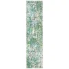Tapete James Abstracto en Verde con Azul