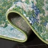 Tapete James Abstracto en Verde con Azul