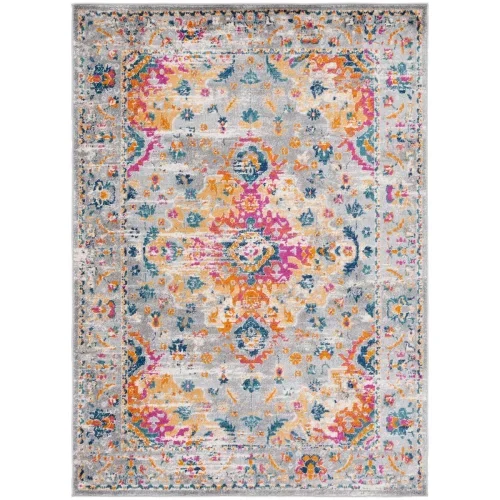Tapete James Bohemio en Gris con Rosa