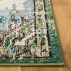 Tapete James Bohemio en Verde con Azul