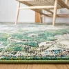 Tapete James Bohemio en Verde con Azul