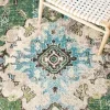 Tapete James Bohemio en Verde con Azul