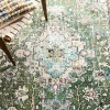 Tapete James Bohemio en Verde con Azul
