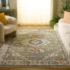 Tapete James Bohemio en Verde con Marfil