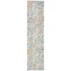 Tapete James de Curvas en Azul con Beige