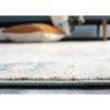 Tapete James de Curvas en Azul con Beige