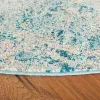 Tapete James de Curvas en Azul con Beige