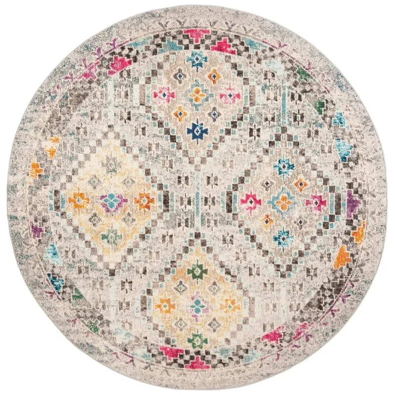 Tapete James de Diamantes en Gris con Amarillo