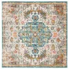 Tapete James de Flores Dispersas en Gris con Azul