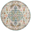 Tapete James de Flores Dispersas en Gris con Azul