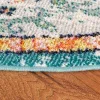 Tapete James de Flores Dispersas en Gris con Azul