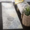 Tapete James Floral en Marfil con Azul