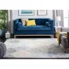Tapete James Floral en Marfil con Azul