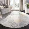 Tapete James Floral en Marfil con Azul