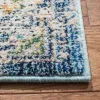 Tapete James Medallón en Azul con Gris