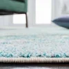 Tapete James Moderno en Azul con Verde