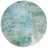 Tapete James Moderno en Azul con Verde