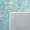 Tapete James Moderno en Azul con Verde
