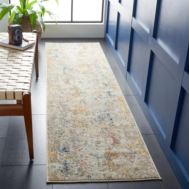 Tapete James Moderno en Gris con Amarillo