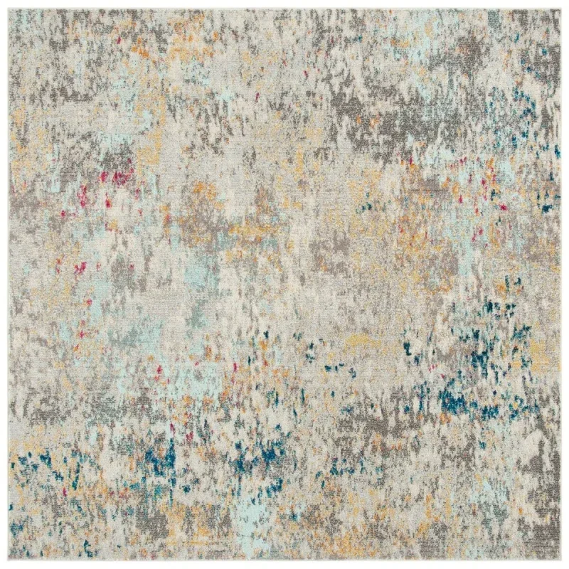 Tapete James Moderno en Gris con Amarillo