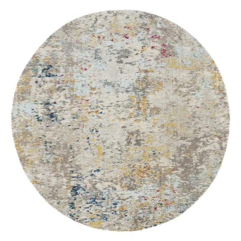 Tapete James Moderno en Gris con Amarillo