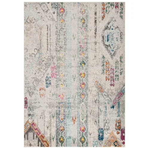 Tapete James Vintage en Gris con Azul