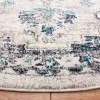 Tapete James Vintage en Gris con Azul