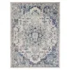 Tapete James Vintage en Gris con Azul