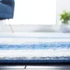Tapete Jaspis de Ondas en Azul Marino con Marfil