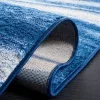 Tapete Jaspis de Ondas en Azul Marino con Marfil