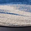 Tapete Jaspis de Ondas en Azul Marino con Marfil