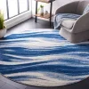 Tapete Jaspis de Ondas en Azul Marino con Marfil