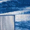 Tapete Jaspis de Ondas en Azul Marino con Marfil