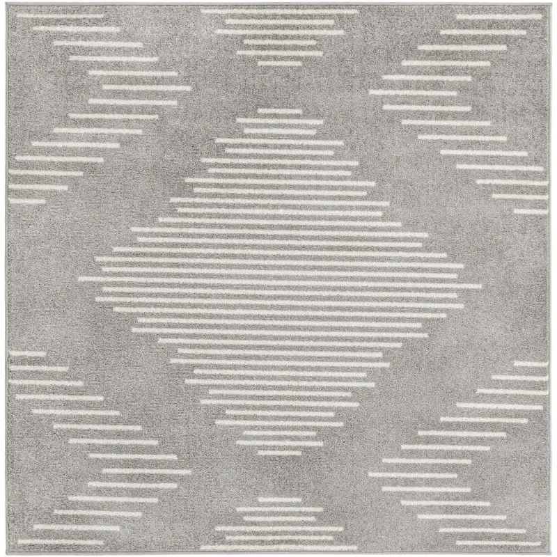 kaya abstracto en gris y marfil
