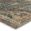 Tapete Kiara Medallón Floral Vintage en Azul