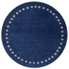 Tapete Kiddo Borde de Puntos en Azul Marino
