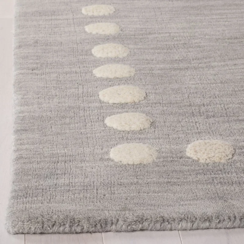 Tapete Kiddo Borde de Puntos en Gris