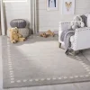 Tapete Kiddo Borde de Puntos en Gris
